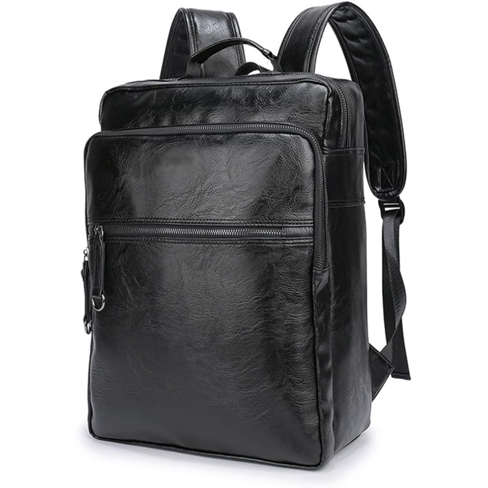SAC À DOS EN CUIR Polyvalent 15.6 pouces pour Laptop Backpack