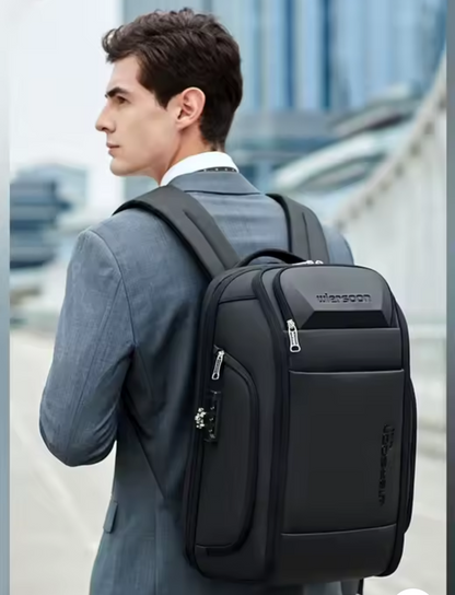 Wiersoon sac à dos d'affaires pour hommes multifonctionnel & 1antivol d'ordinateur