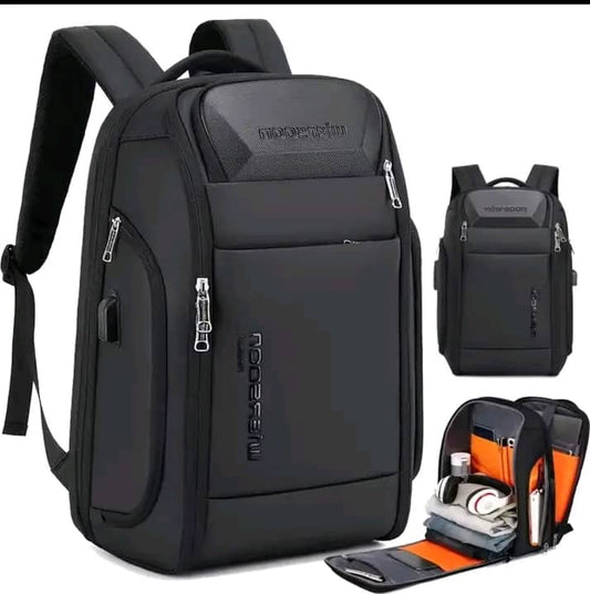 Wiersoon sac à dos d'affaires pour hommes multifonctionnel & 1antivol d'ordinateur