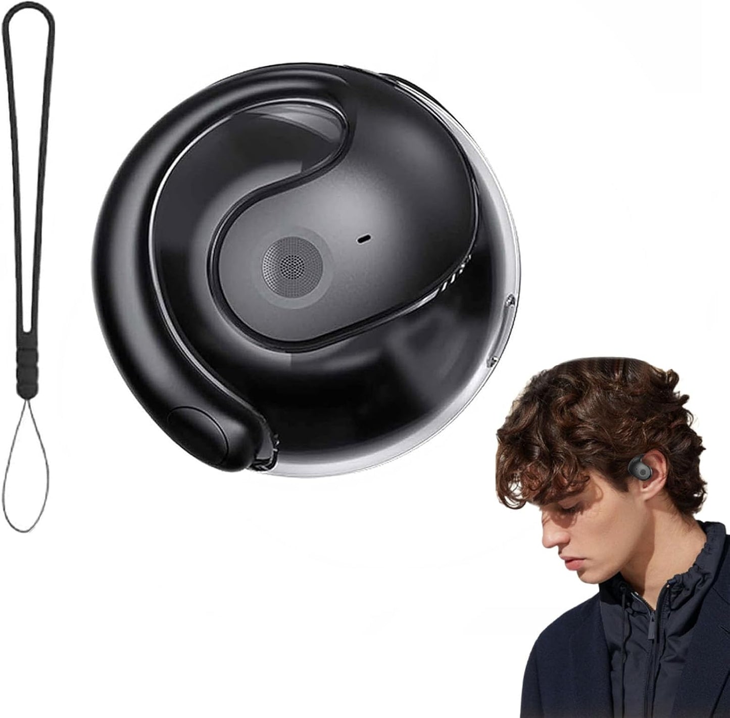 Écouteurs Sans fil Bluetooth 5.3,  OWS Suspendu écouteurs, 2024 avec Corde